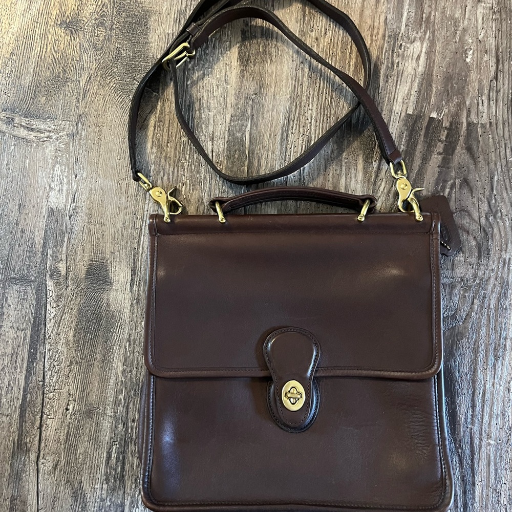 Coach Brown Willis Bag